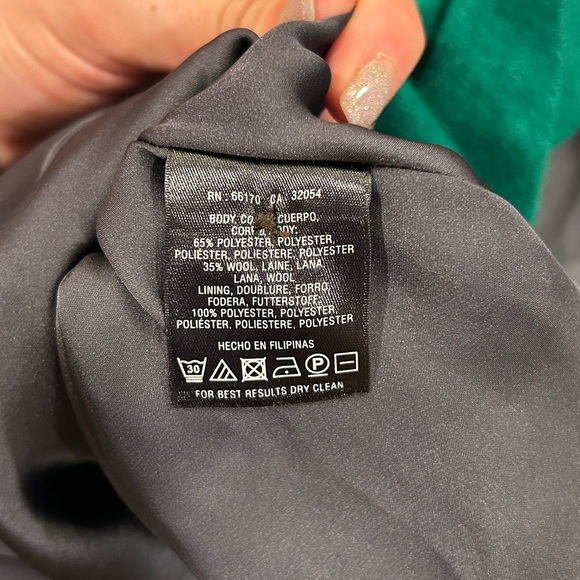 Anthropologie Maeve Kelly Green Wool Blend Skirt Size 12 - Picture 3 of 7